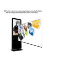 Top quality floor standing touch screen lcd advertising display sunlight readable digital signage apple tv